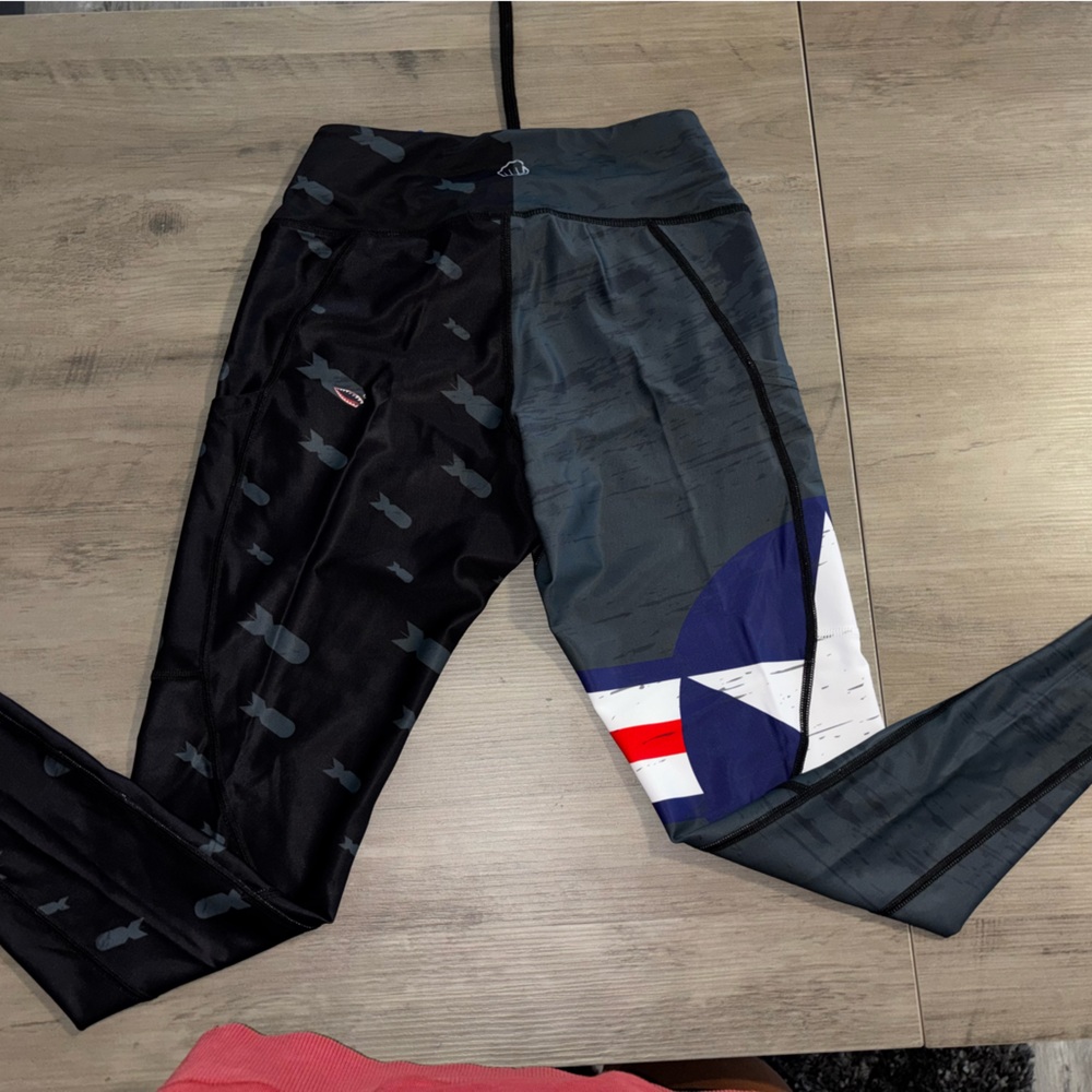 Feed Me Fight Me Full Length Leggings